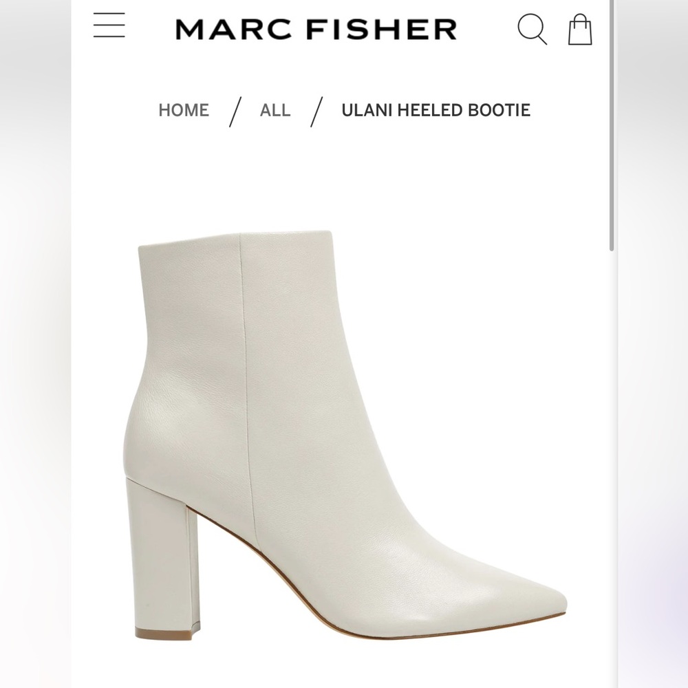 Marc Fisher leather booties